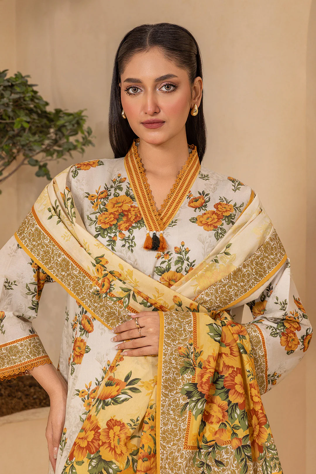 Zellbury Shirt Shalwar Dupatta - 0747 Summer Collection Essential 2026 - Image 2