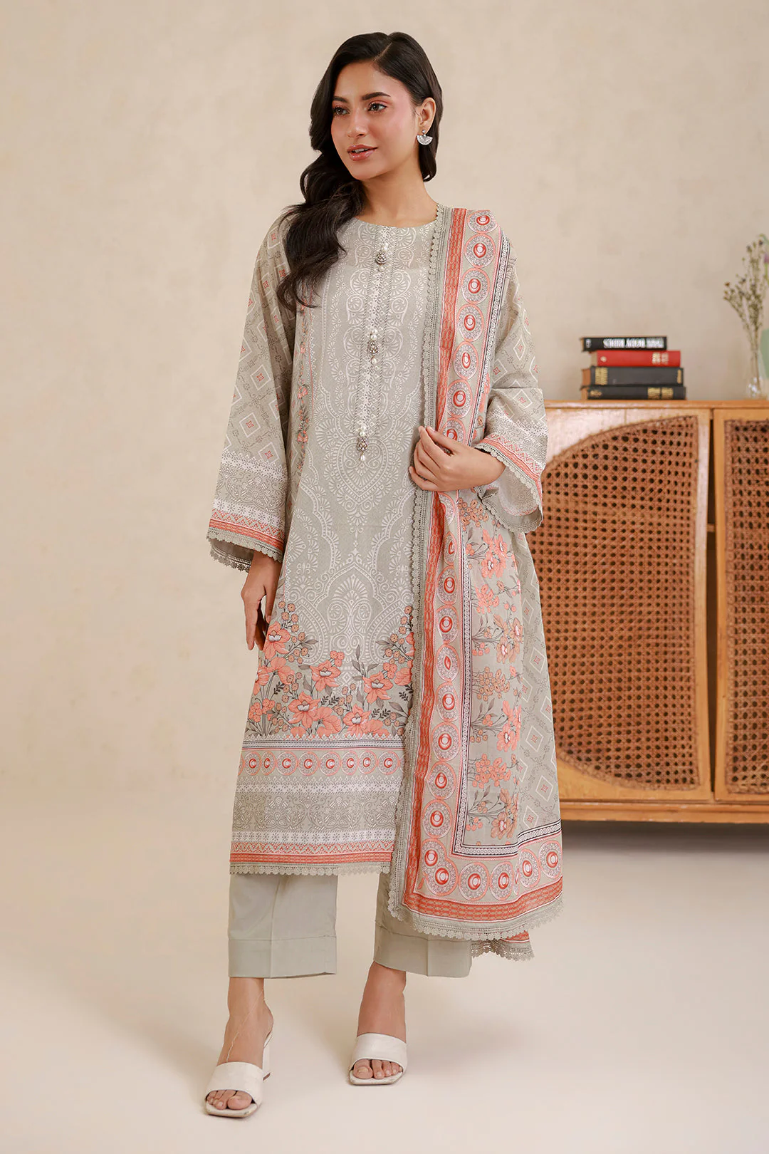 Zellbury Shirt Shalwar Dupatta - 0754 Summer Collection Essential 2026