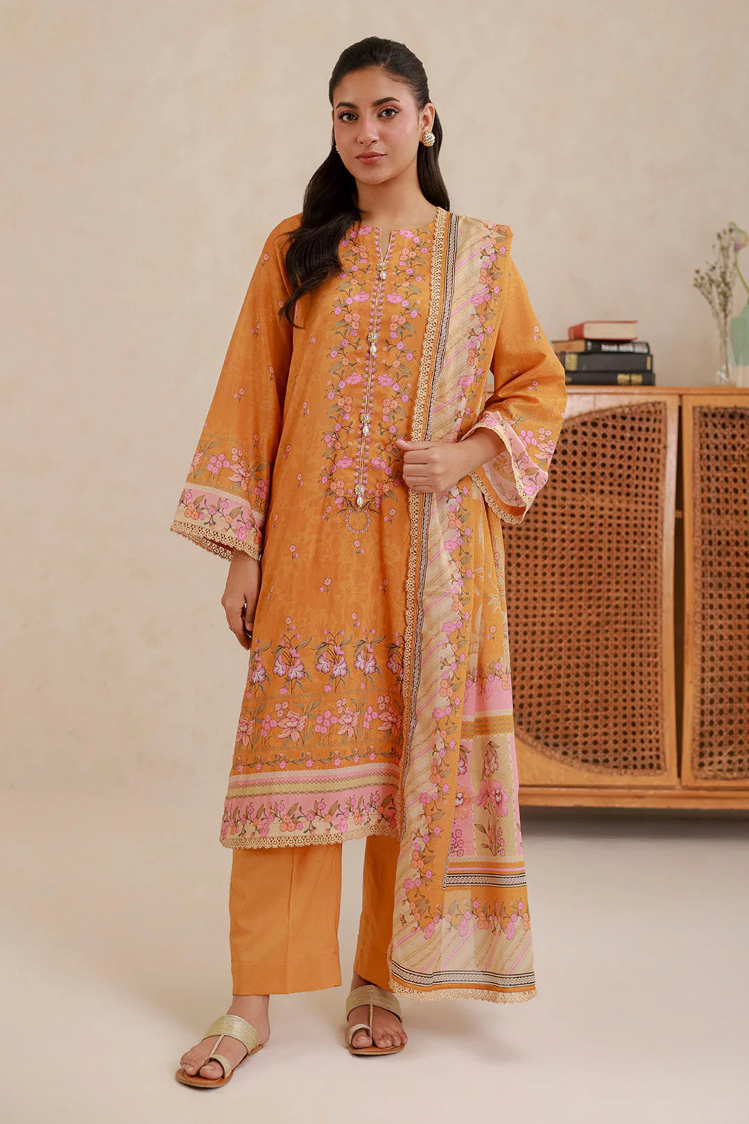 Zellbury Shirt Shalwar Dupatta - 0758 Summer Collection Essential 2026