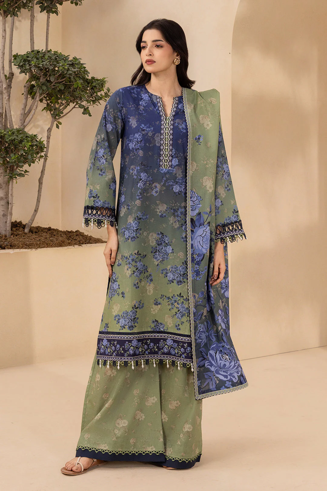 Zellbury Shirt Shalwar Dupatta - 0766 Summer Collection Essential 2026