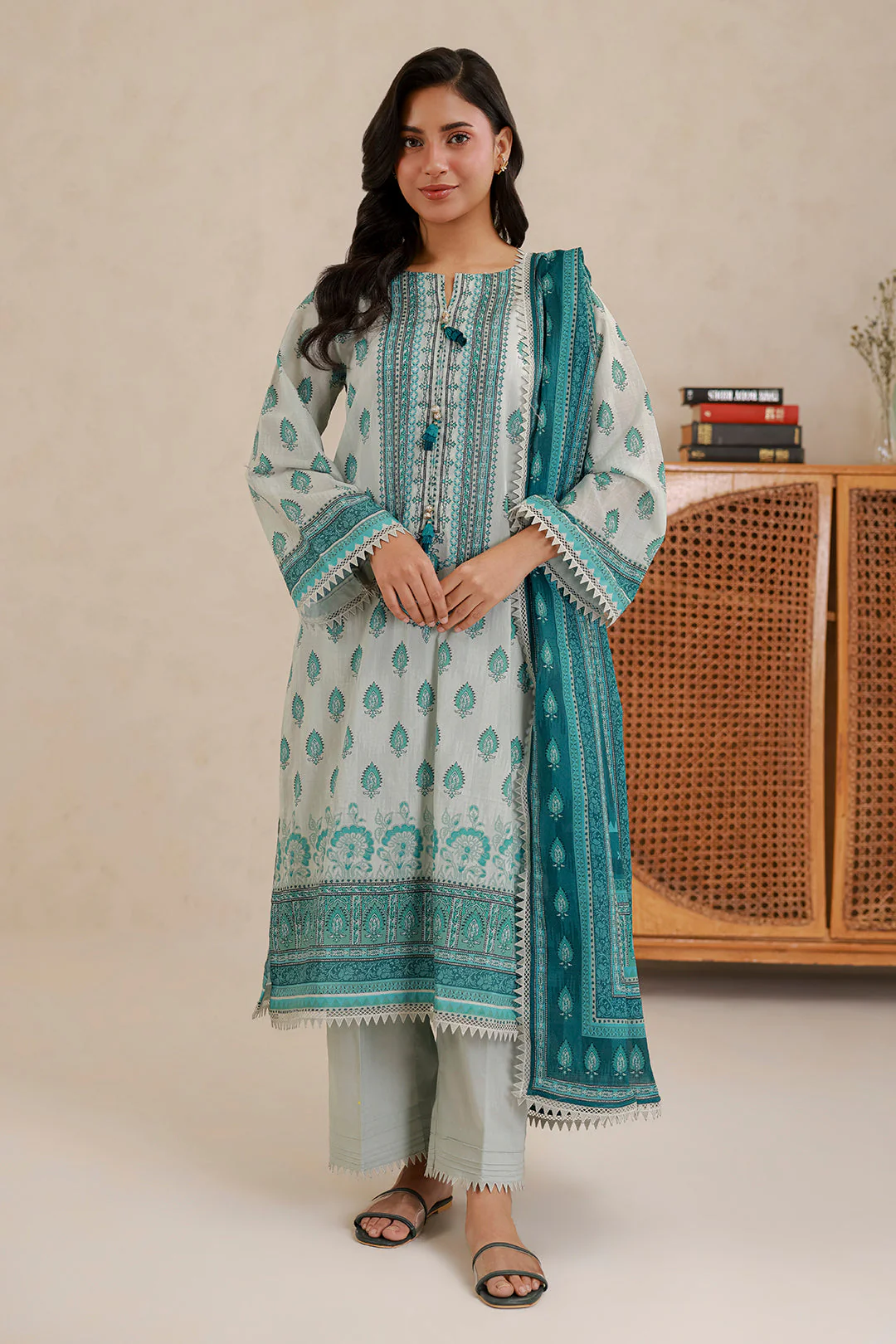Zellbury Shirt Shalwar Dupatta - 0769 Summer Collection Essential 2026