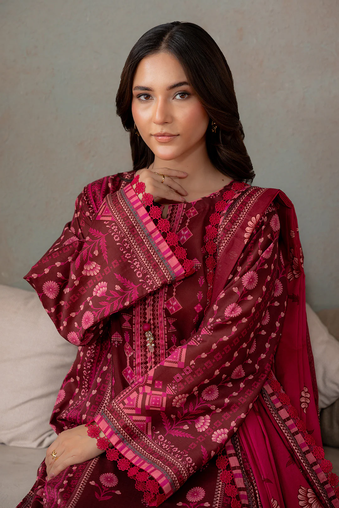 Zellbury Shirt Shalwar Dupatta - 0771 Summer Collection Essential 2026 - Image 2