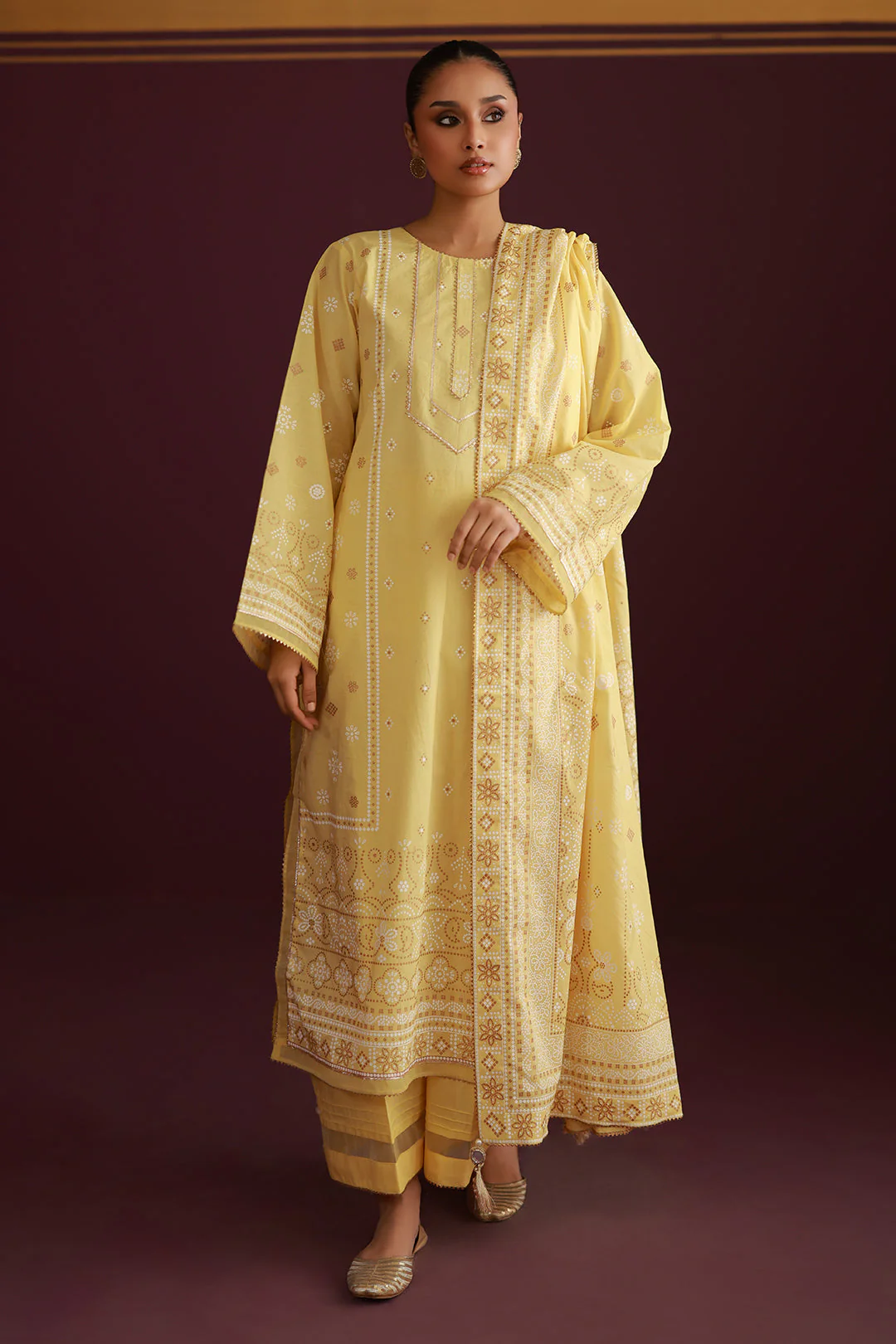 Zellbury Shirt Shalwar Dupatta - 0772 Summer Collection Essential 2026