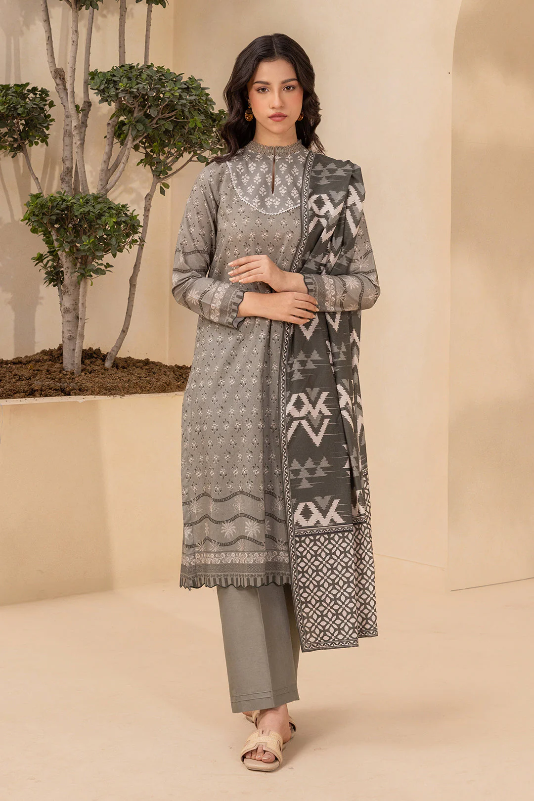 Zellbury Shirt Shalwar Dupatta - 0775 Summer Collection Essential 2026