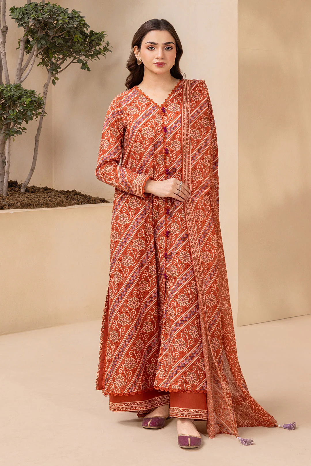 Zellbury Shirt Shalwar Dupatta - 0880 Summer Collection Essential 2026