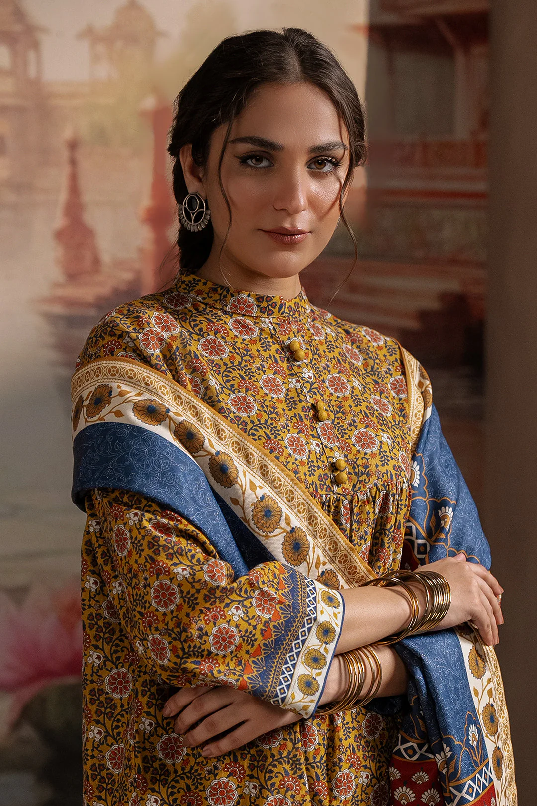 Zellbury Shirt Shalwar Shawl - 0468 Essential Winter Collection 2025 - Image 2