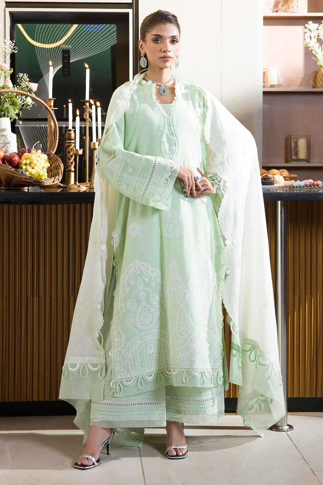 Zellbury WUC25E30070 Chikankari Collection 2026