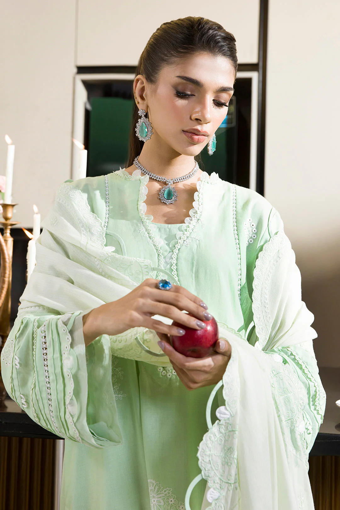 Zellbury WUC25E30070 Chikankari Collection 2026 - Image 2
