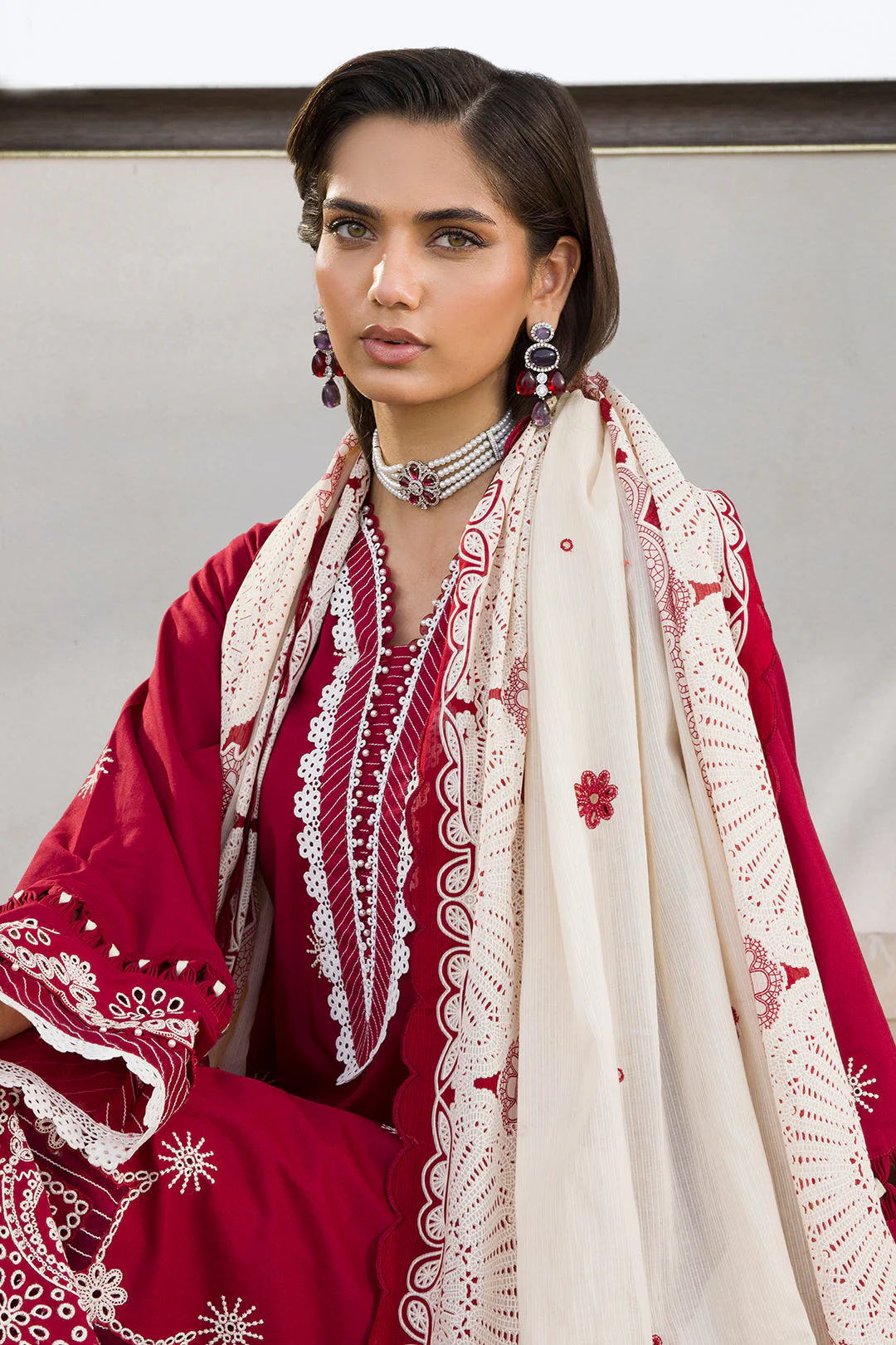 Zellbury WUC25E30075 Chikankari Collection 2025 - Image 2