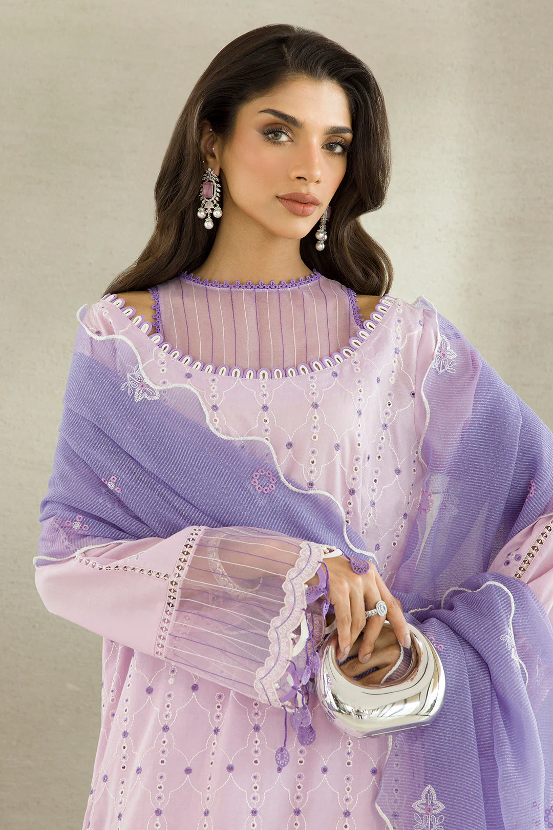 Zellbury WUC25E30082 Chikankari Collection 2025 - Image 2