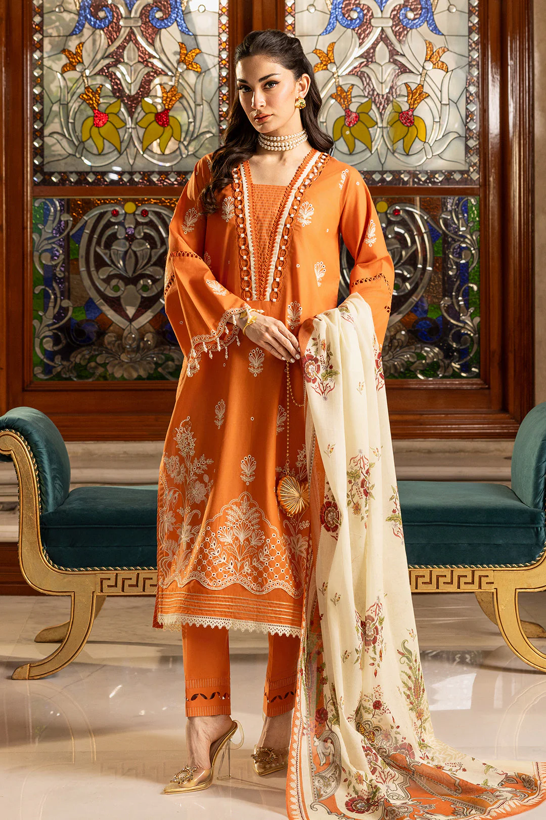 Zellbury WUC25E34002 Chikankari Collection 2026