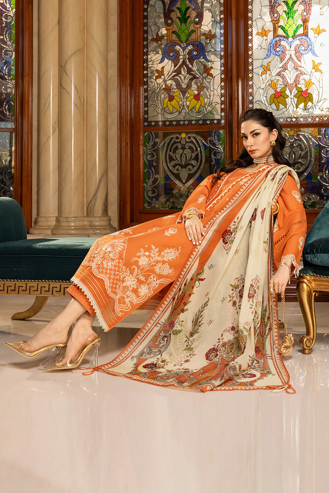 Zellbury WUC25E34002 Chikankari Collection 2026 - Image 2