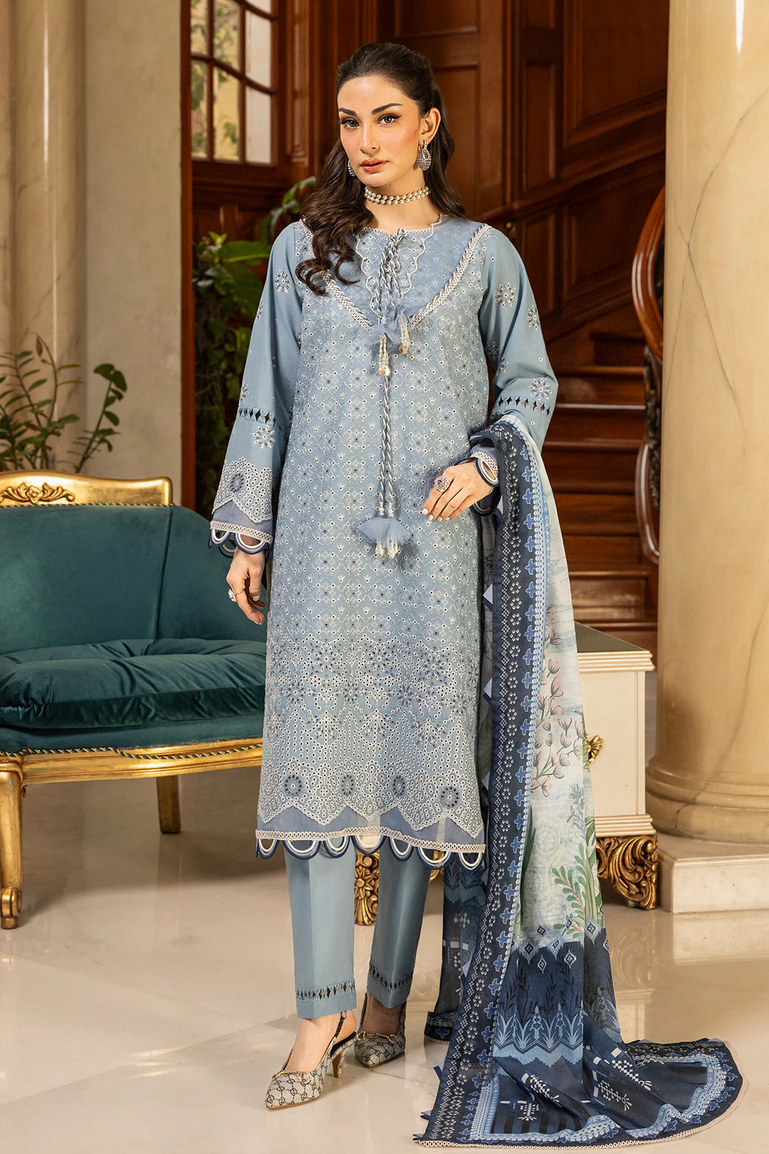 Zellbury WUC25E34003 Chikankari Collection 2026