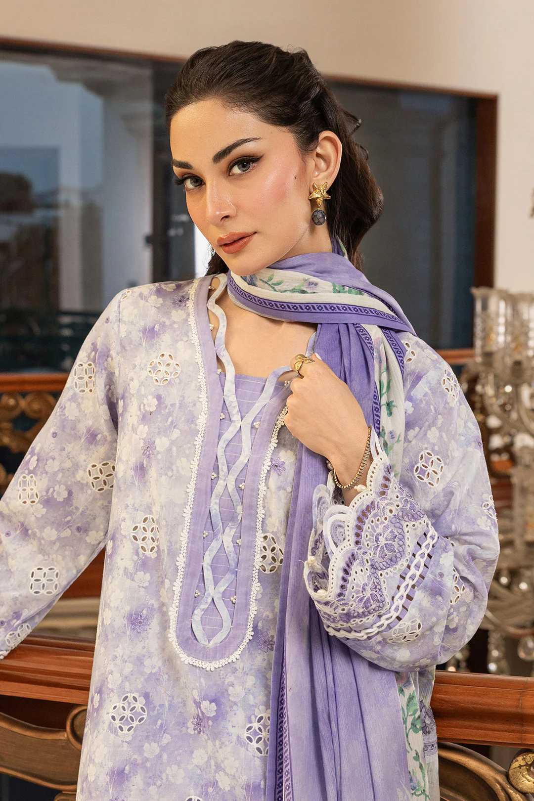 Zellbury WUC25E34004 Chikankari Collection 2026 - Image 2