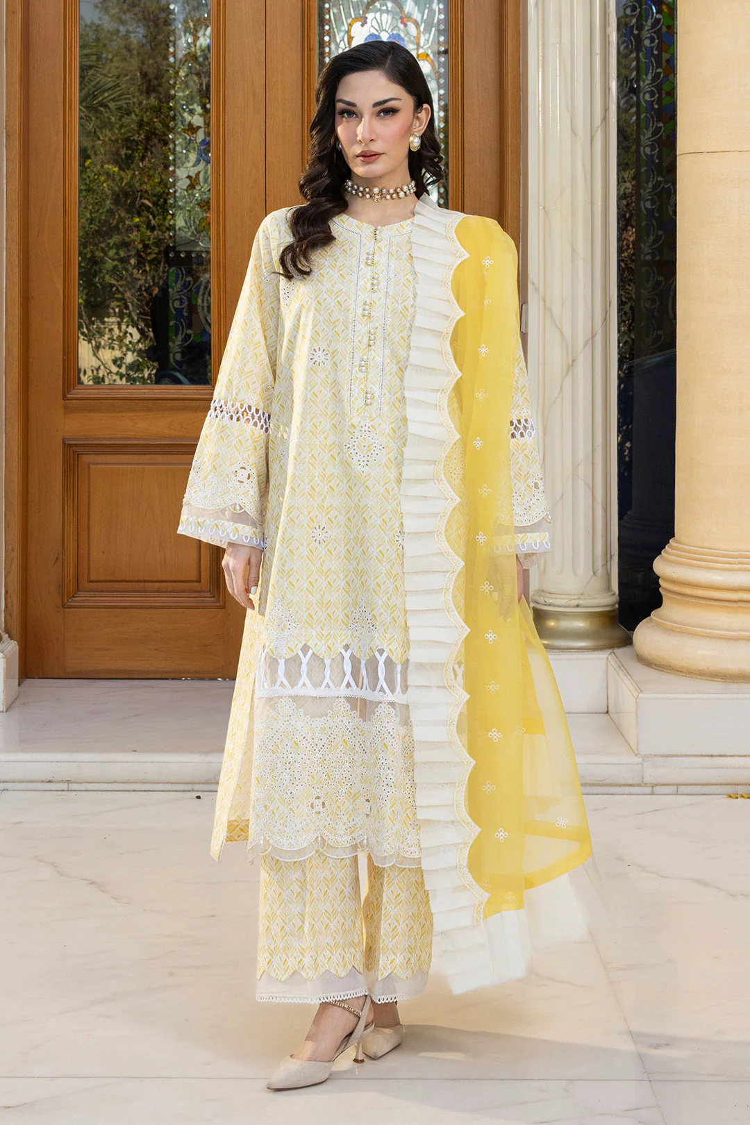 Zellbury WUC25E34005 Chikankari Collection 2026