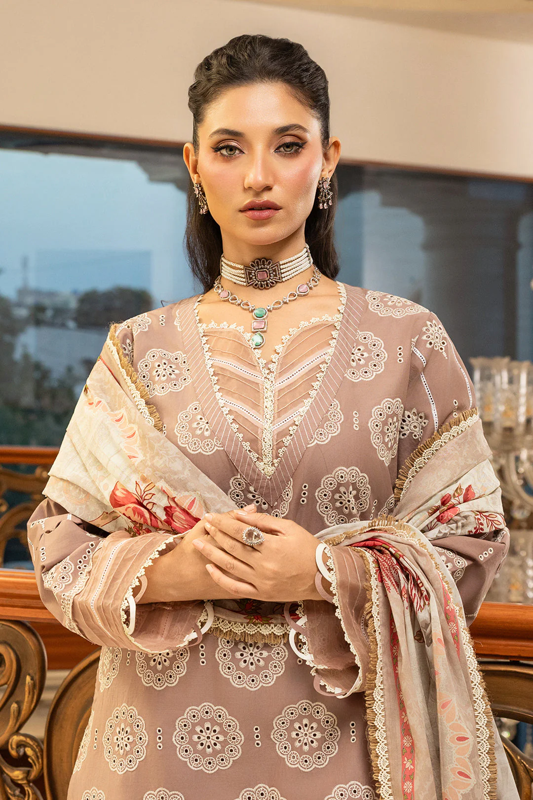 Zellbury WUC25E34011 Chikankari Collection 2026 - Image 2