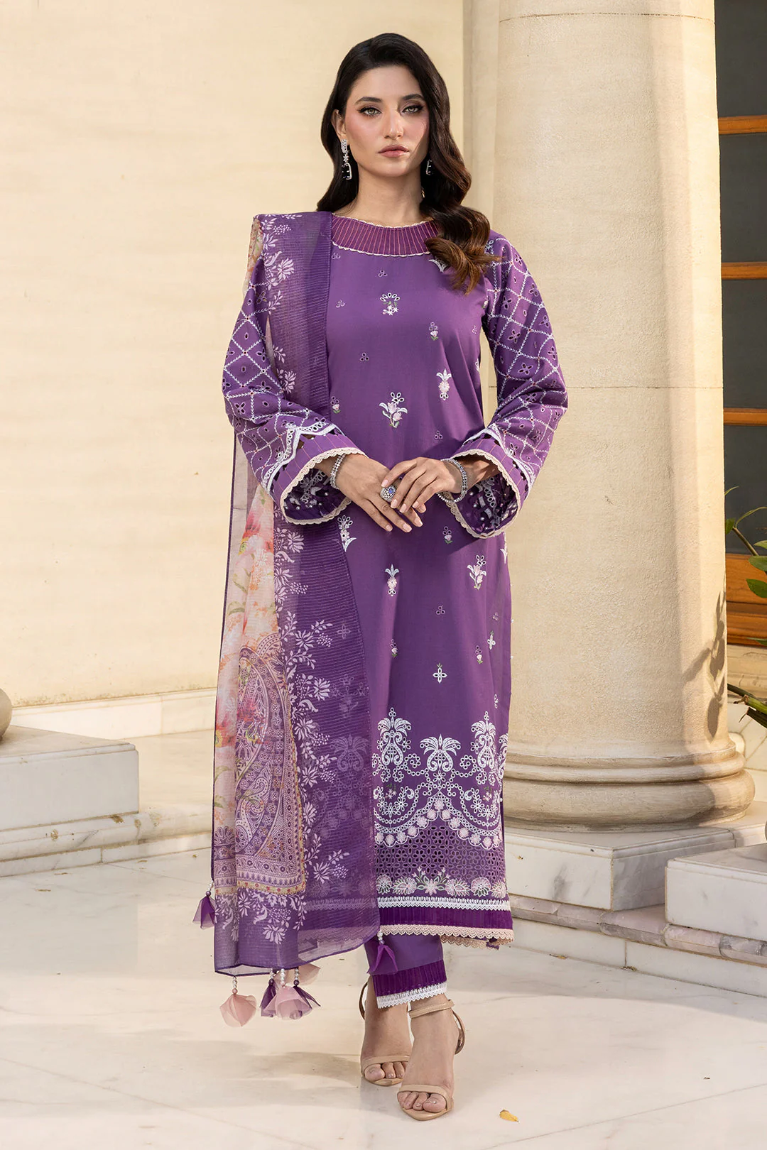 Zellbury WUC25E34014 Chikankari Collection 2026