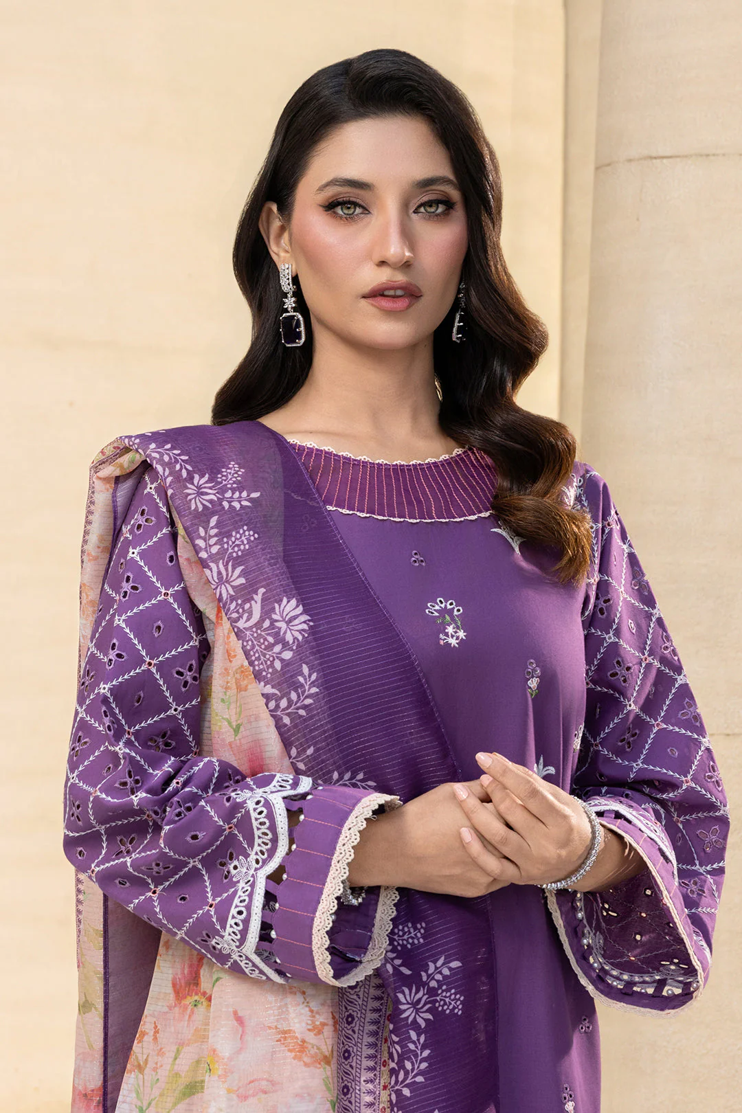 Zellbury WUC25E34014 Chikankari Collection 2026 - Image 2