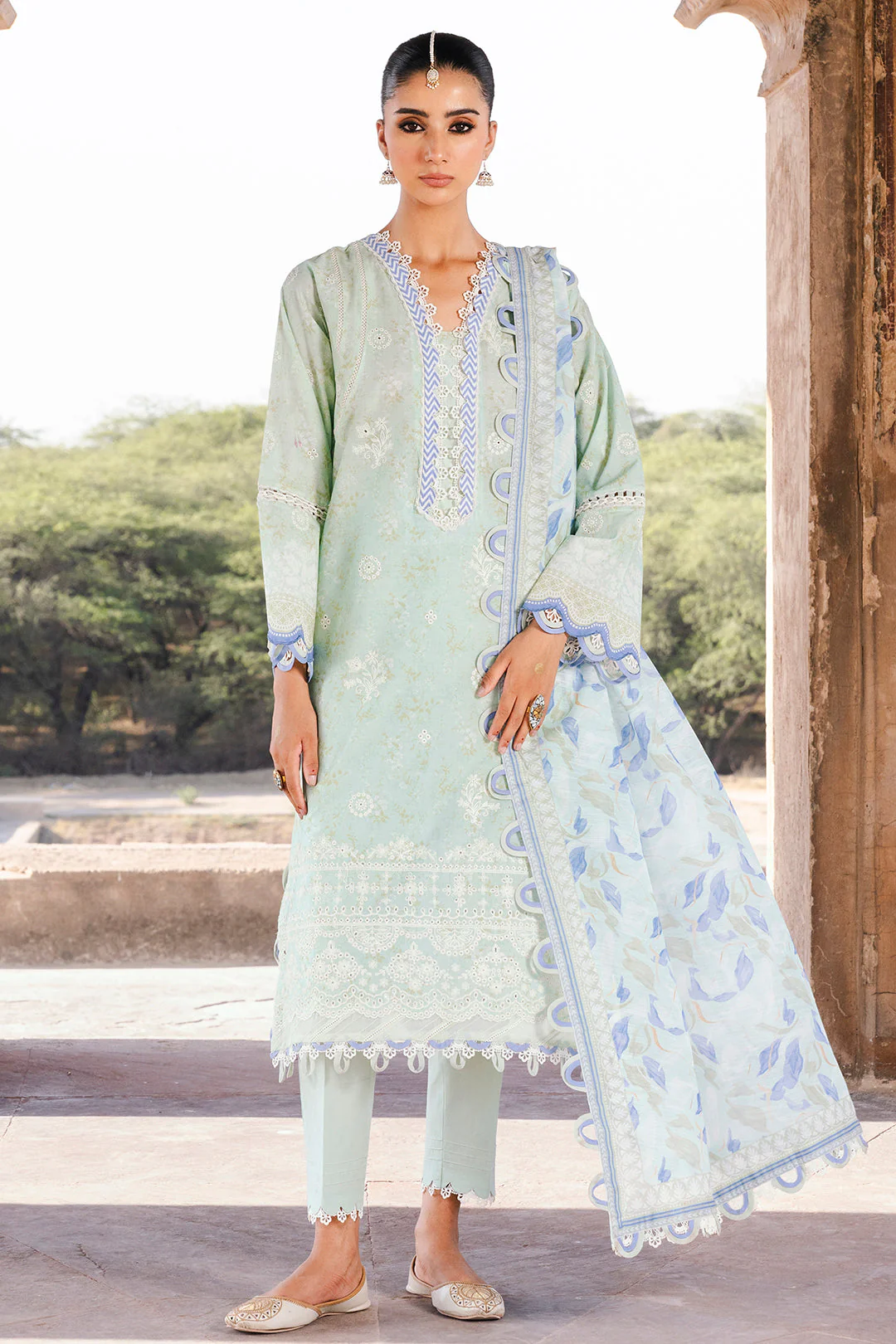 Zellbury WUS25E30529 Chikankari Collection 2025