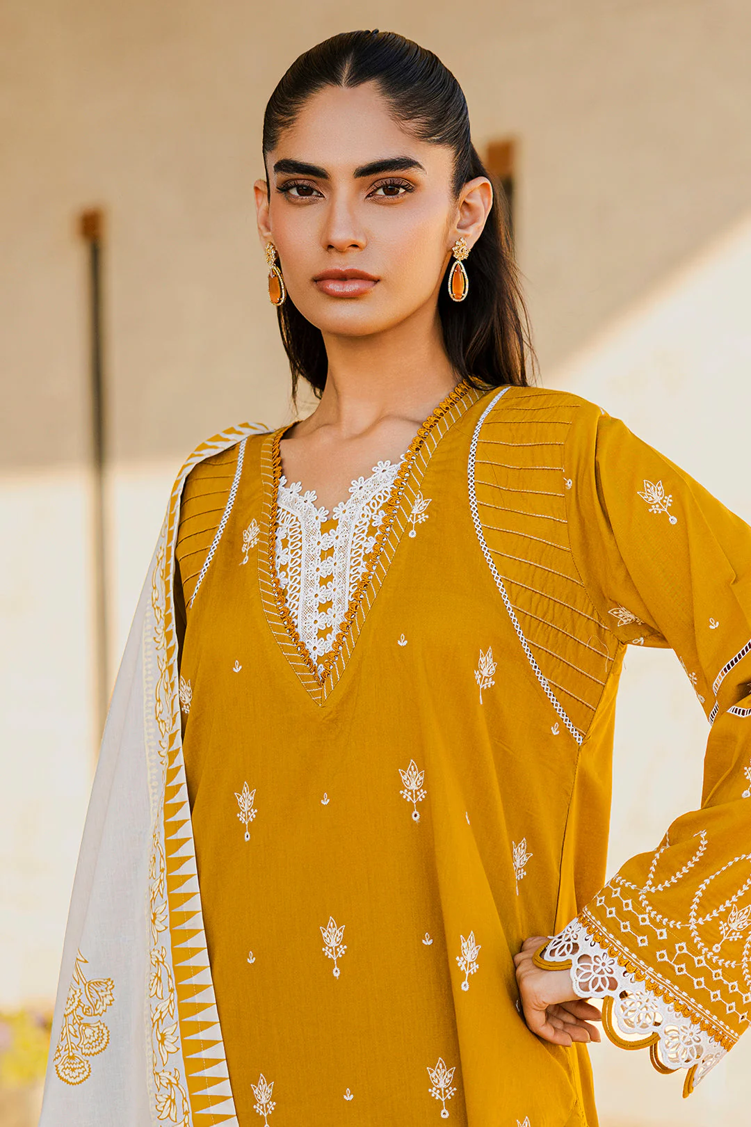 Zellbury WUS25E30804 Chikankari Collection 2025 - Image 2