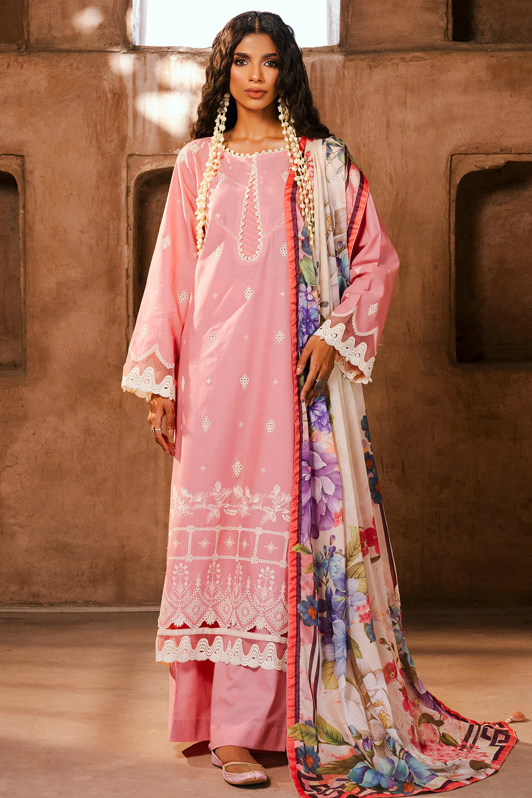 Zellbury WUS25E30825 Chikankari Collection 2025
