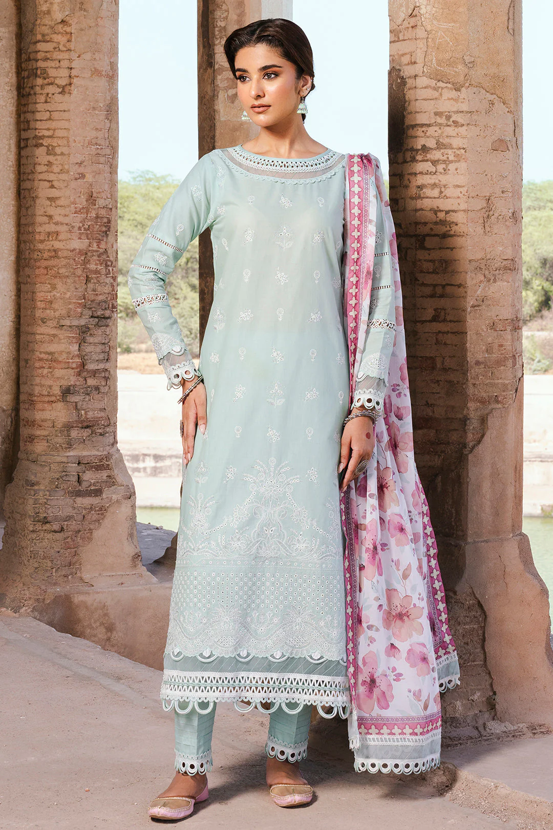 Zellbury WUS25E30826 Chikankari Collection 2025