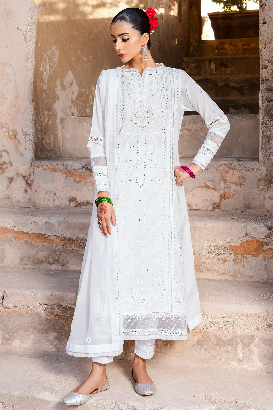 Zellbury WUS25E30831 Chikankari Collection 2025